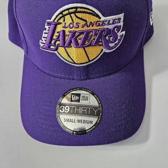 New Era Purple Los Angeles Lakers Fitted Cap Small/Medium - Picture 3 of 8